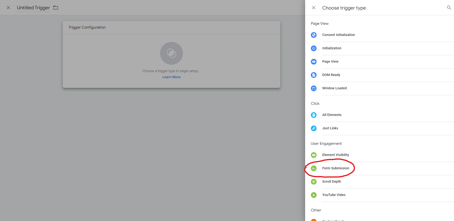 New Tag Manager Form Submssion Trigger Img 10 How to set up conversion tracking in Google Analytics 4