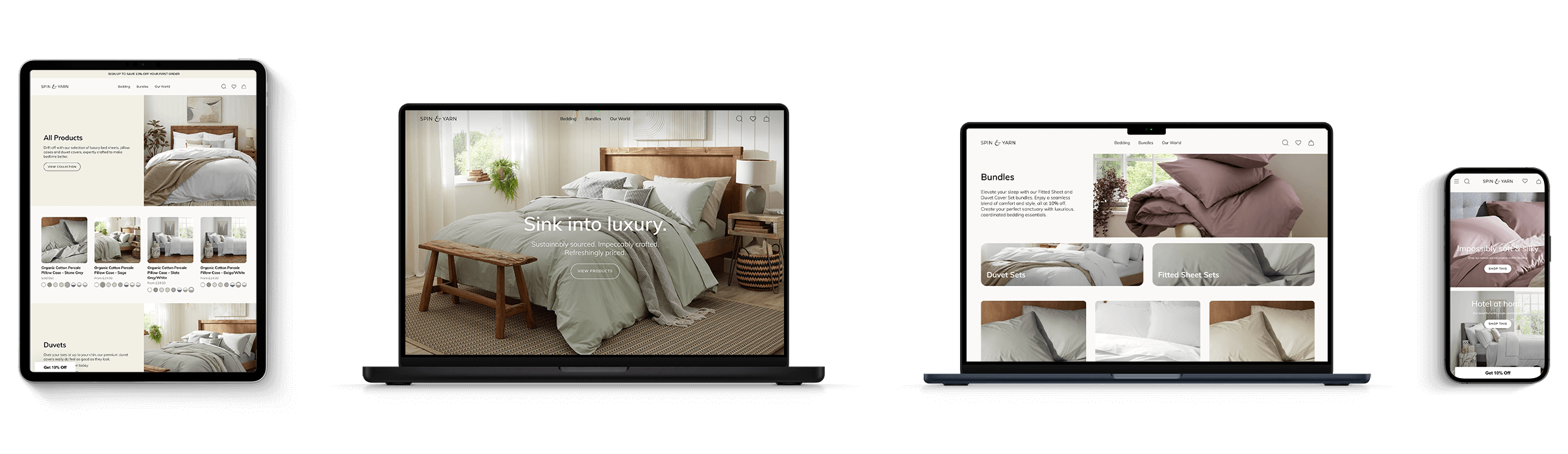 spin yarn device mockups edit 700h Spin & Yarn - Web Design