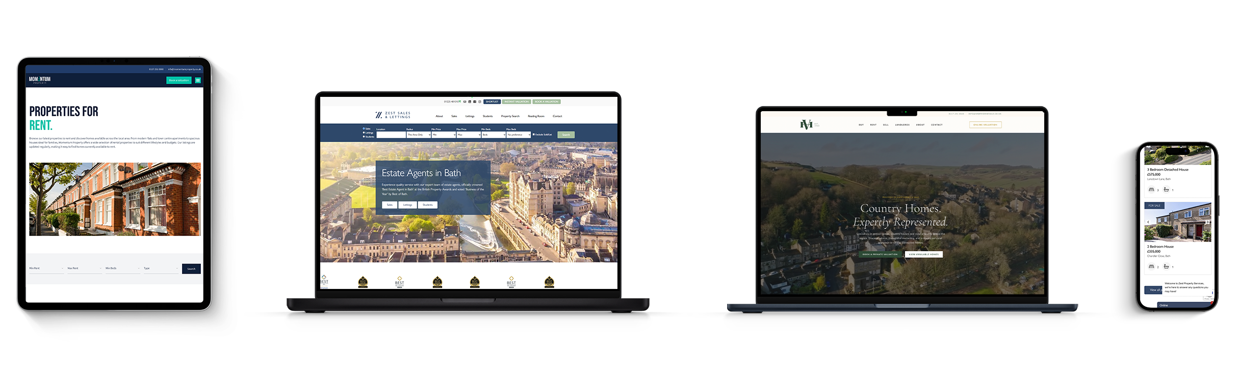 Websites for Estate Agents 2 apple device mockups mixed estate agent sites2 Websites for Estate Agents